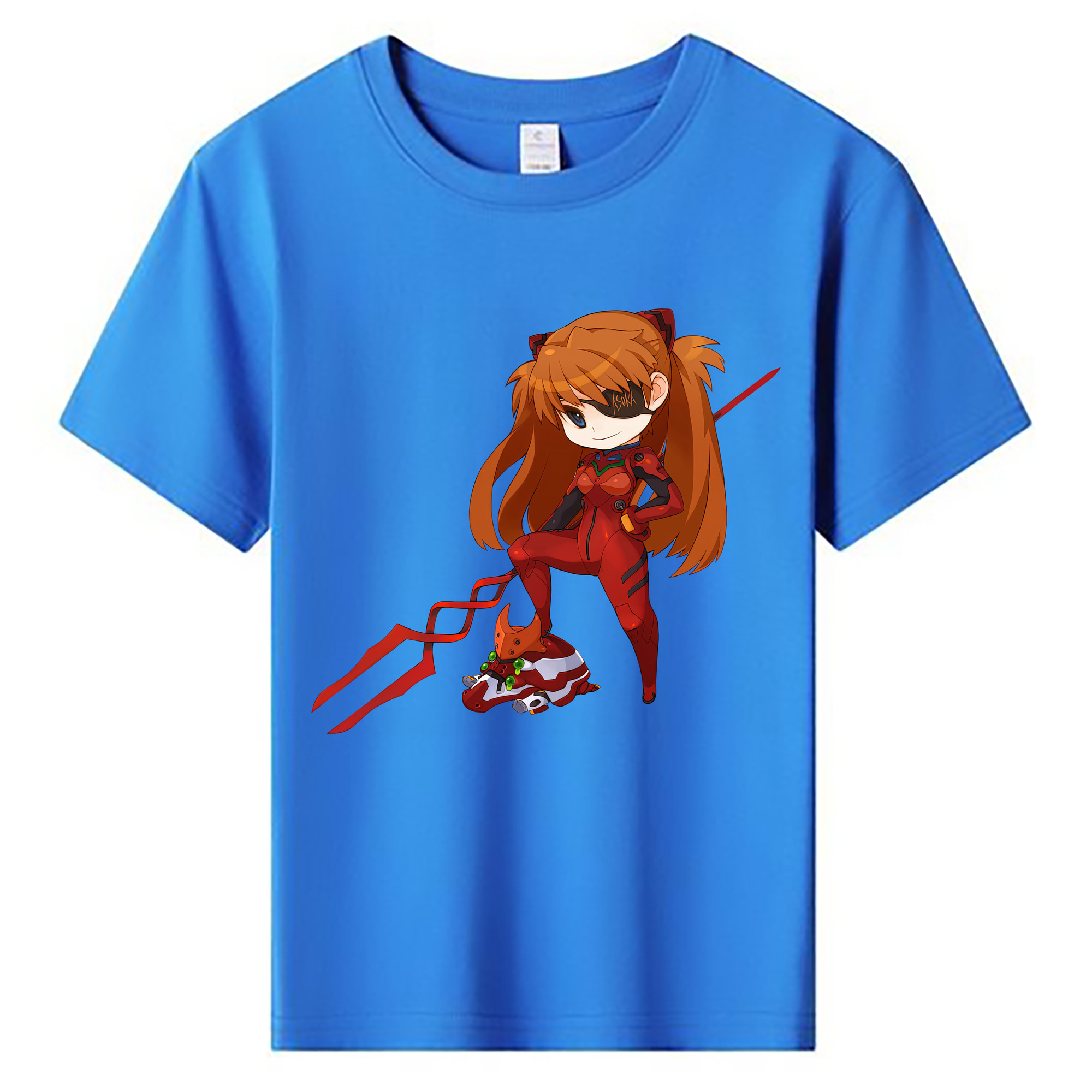 （画像用） EVA 新世紀エヴァンゲリオン 綿100％キッズTシャツ（フロントプリント）